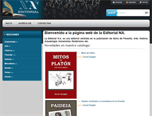 Tablet Screenshot of editorial-na.com